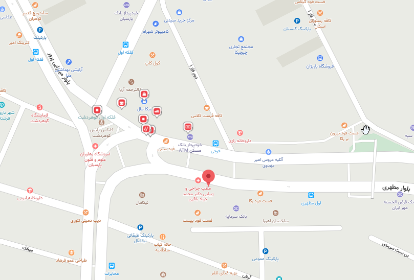 آدرس آرایشگاه لیان